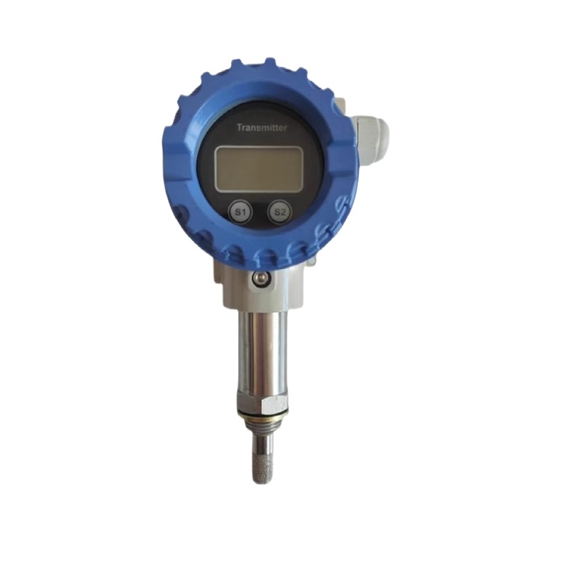 Dew point sensor in robust die-cast aluminum housing