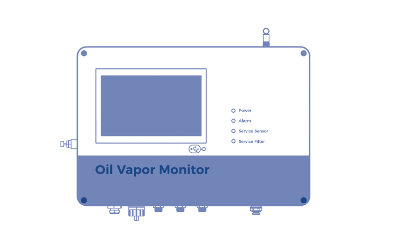 F501B(C)A Stationary Oil Vapor Monitor