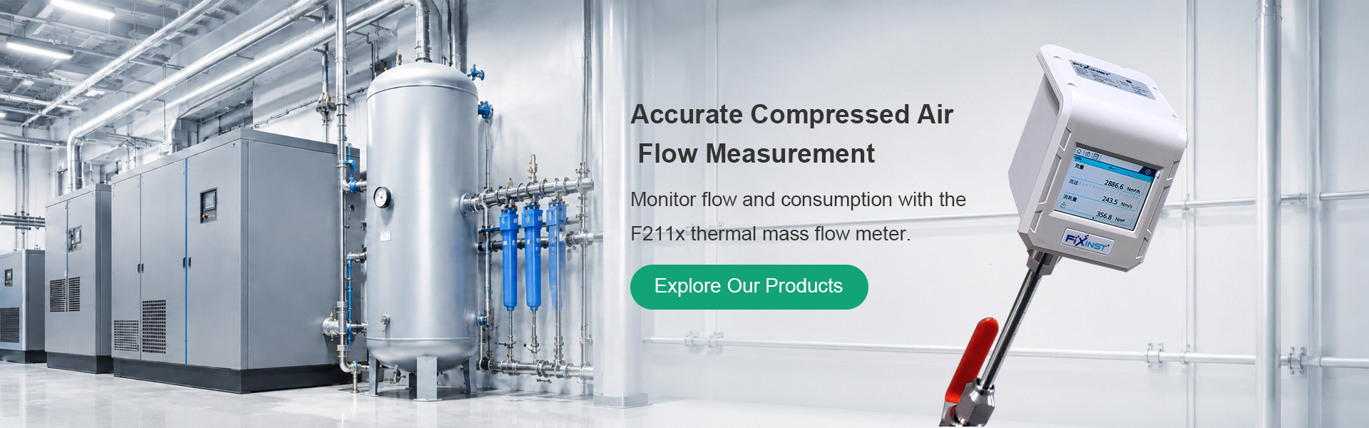 Accurate Compressed AirFlow Measurement